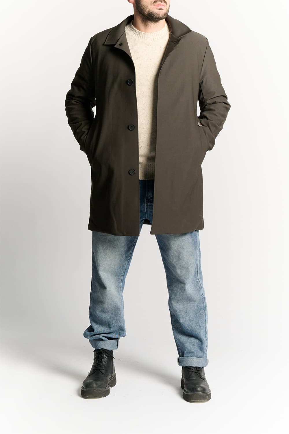 MEN'S LONG THERMAL DOWN JACKET