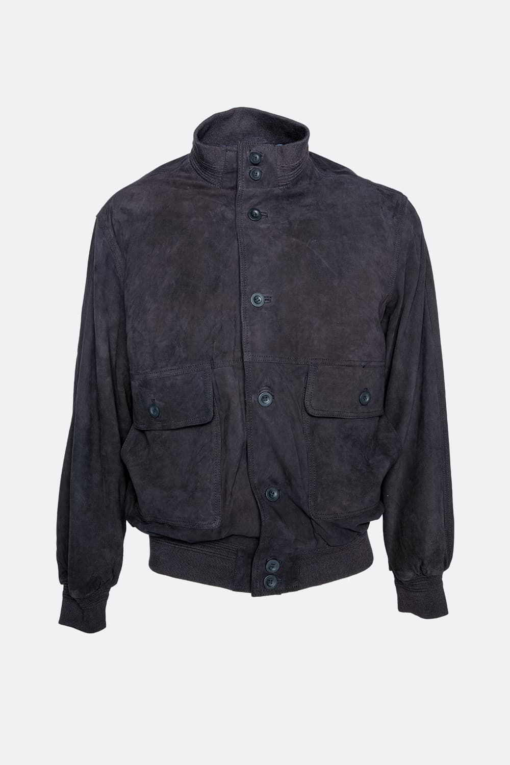 Aldo Polo Camoscio giacca uomo 100% vera pelle Made in Italy - Barone Firenze