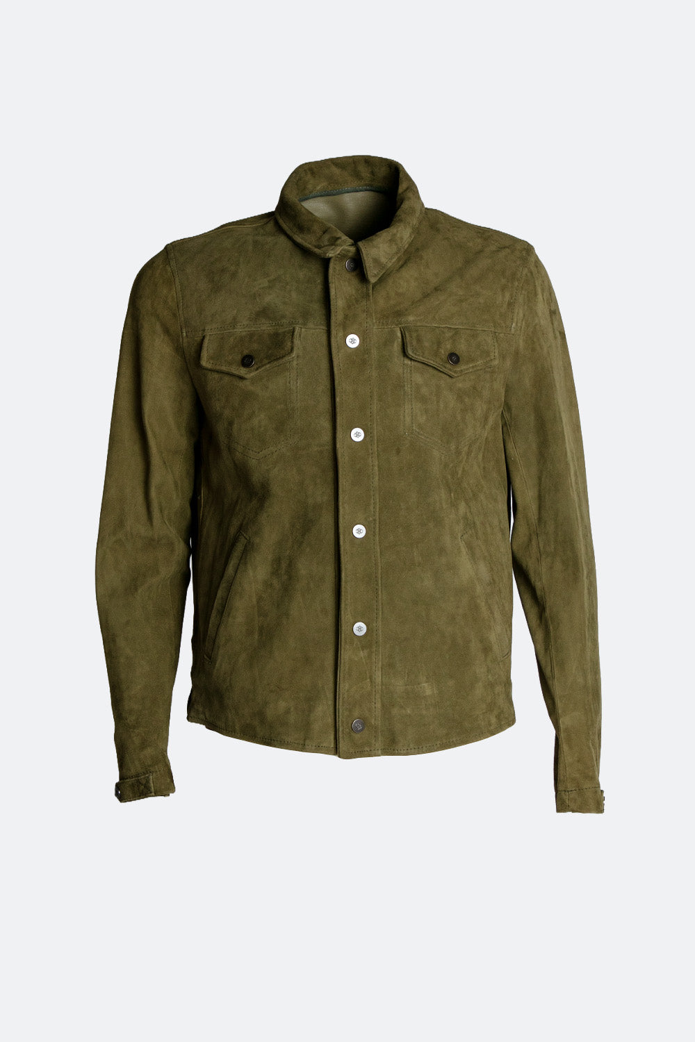 Ale Camoscio Sfoderata Verde unisex Baronefirenze - 2