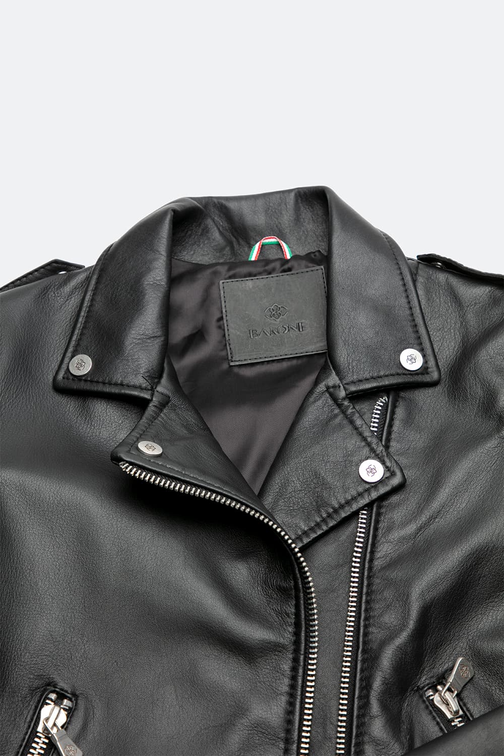 Chiodo Donna giacca 100% vera pelle Made in Italy - Barone Firenze