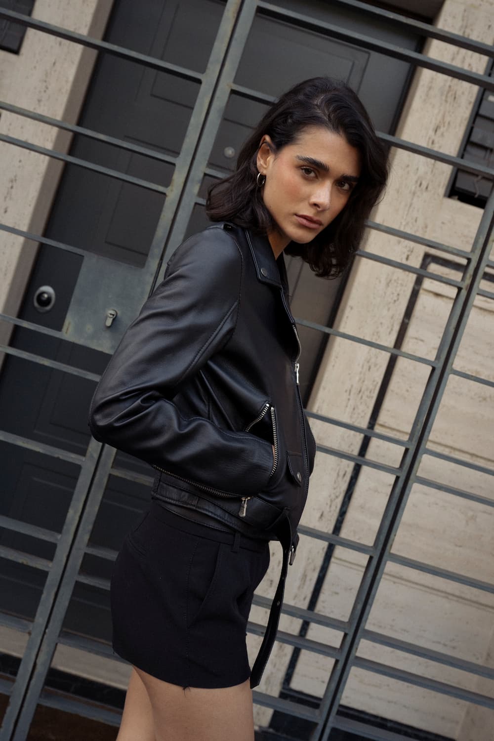 Chiodo Donna giacca 100% vera pelle Made in Italy - Barone Firenze