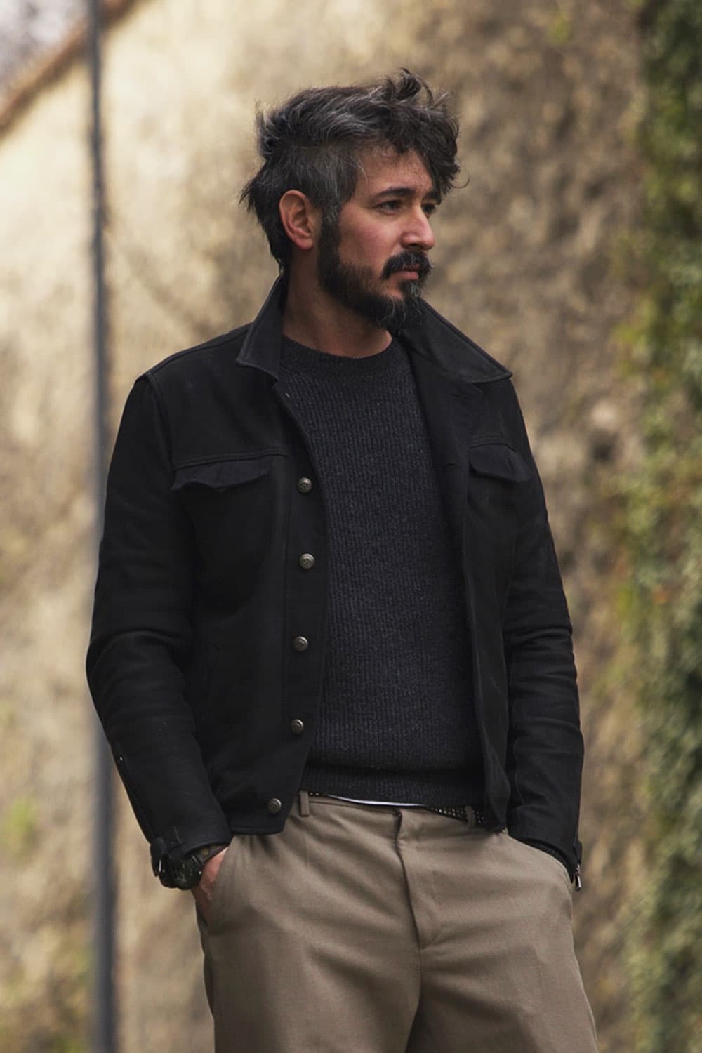 Leo giacca uomo 100% vera pelle Made in Italy - Barone Firenze