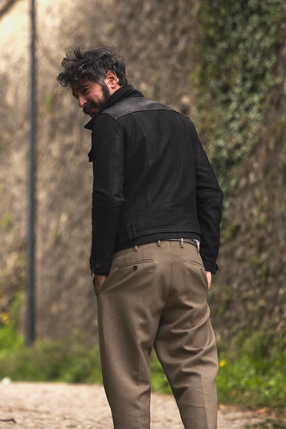 Leo giacca uomo 100% vera pelle Made in Italy - Barone Firenze