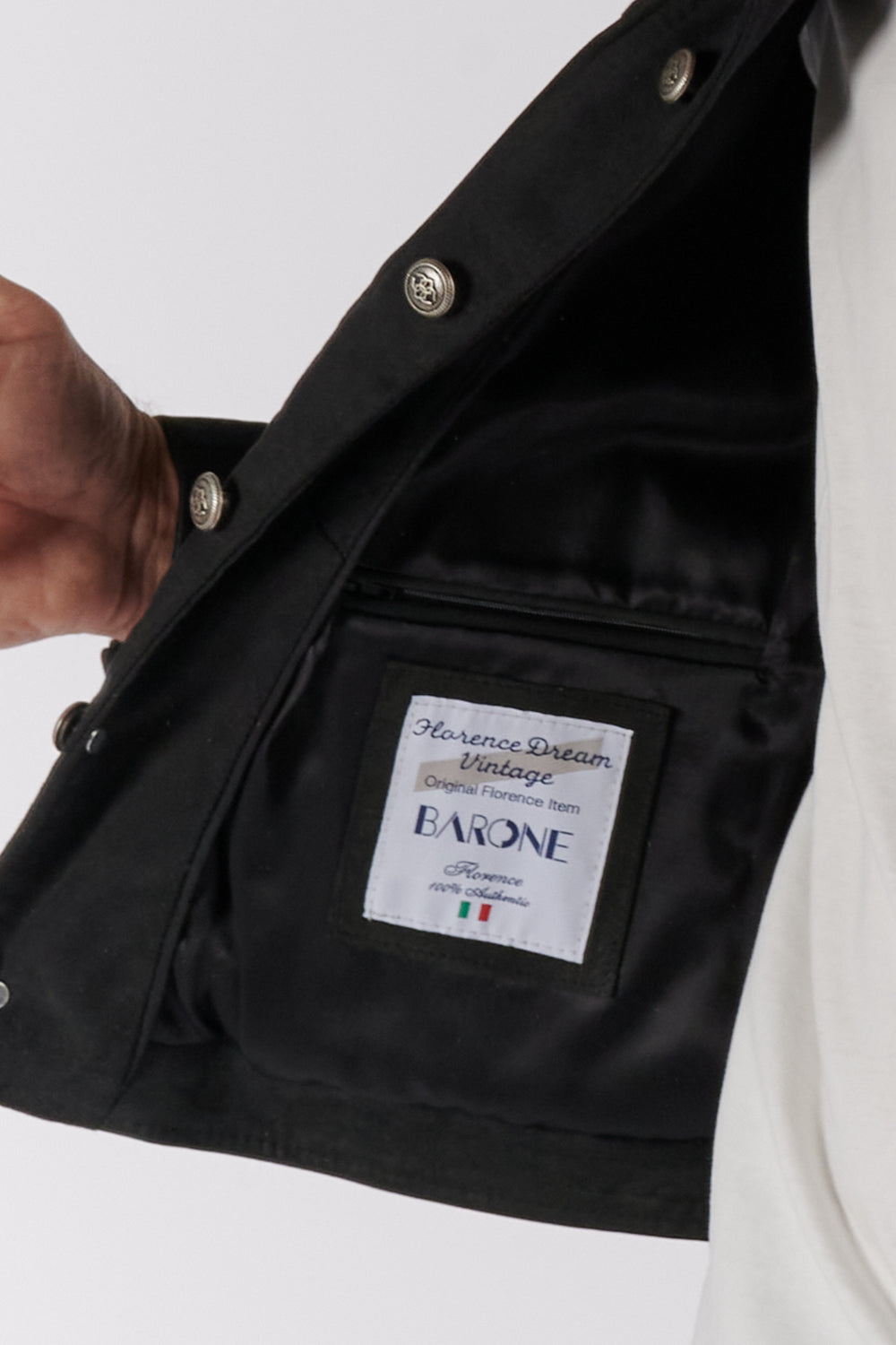 Leo giacca uomo 100% vera pelle Made in Italy - Barone Firenze