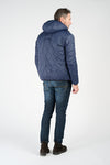 Men’s Long Blue Parka man Barone firenze - 13