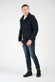 Men's Mixed Wool Double Breasted Coat man Barone firenze - 3