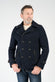 Men's Mixed Wool Double Breasted Coat man Barone firenze - 1