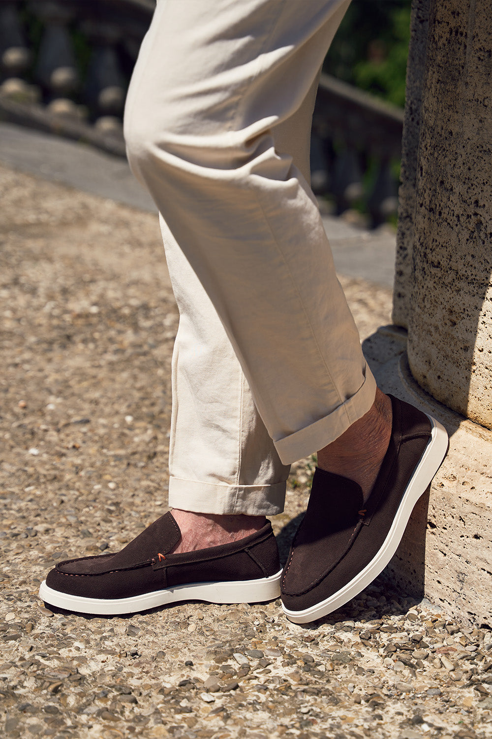 Men’s Suede Loafers man Barone firenze - 6