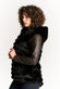 Cortina Black Vest woman Barone firenze - 4