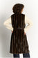 Celeste Long Chocolate Vest donna Barone firenze - 3