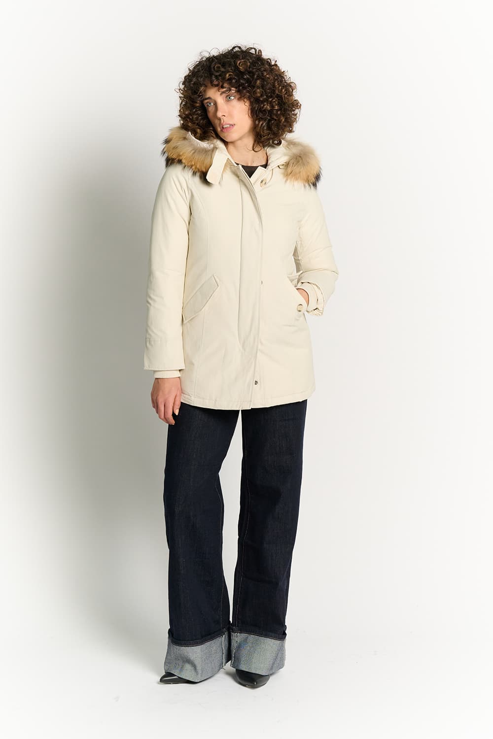 WOMEN'S LONG THERMAL DOWN JACKET donna Barone firenze - 4