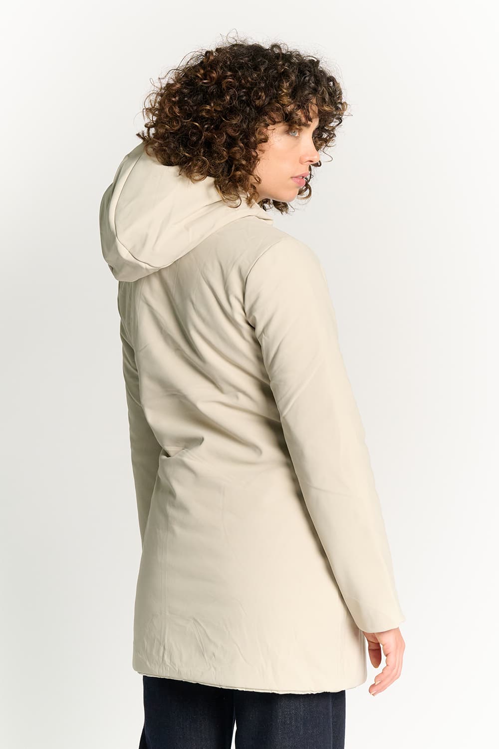 WOMEN'S LONG THERMAL DOWN JACKET woman Barone firenze - 4