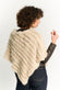 Cream Lapin Fur Cape woman Barone firenze - 2
