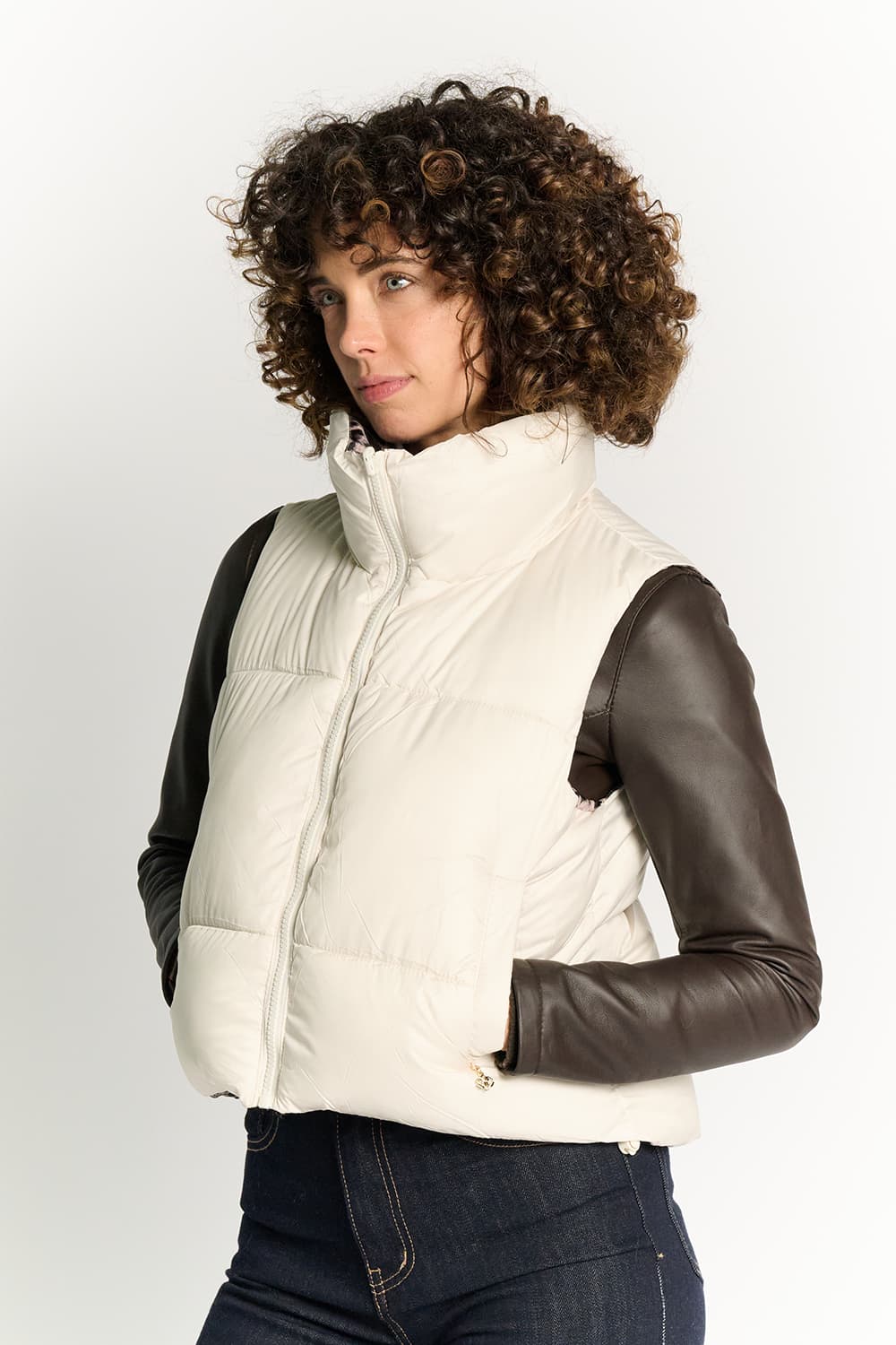 Paris Puffer Vest Jacket donna Barone firenze - 1