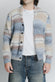 Cardigan Mélange Beige Denim da Uomo man Barone firenze - 1