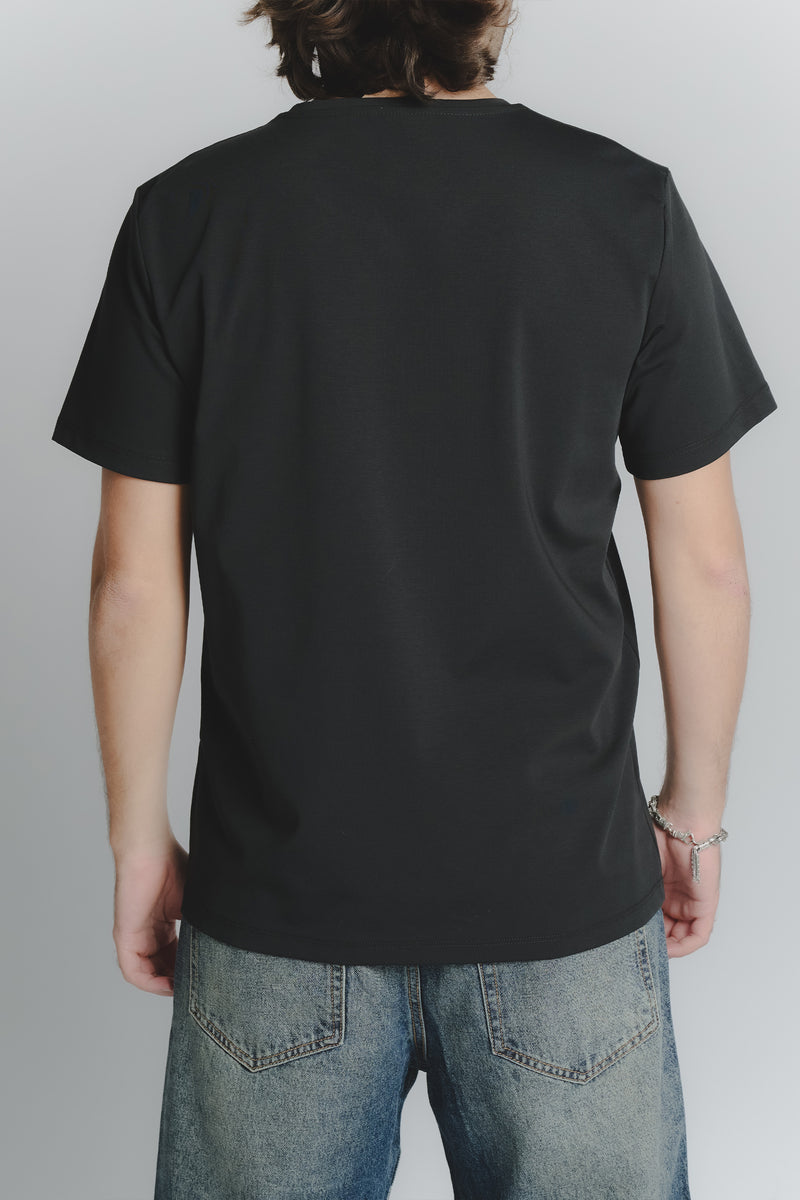 T-Shirt Uomo Stampa Bull Terrier Nero man Barone firenze - 2