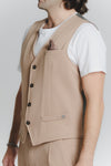 Gilet Uomo Camel man Barone firenze - 3
