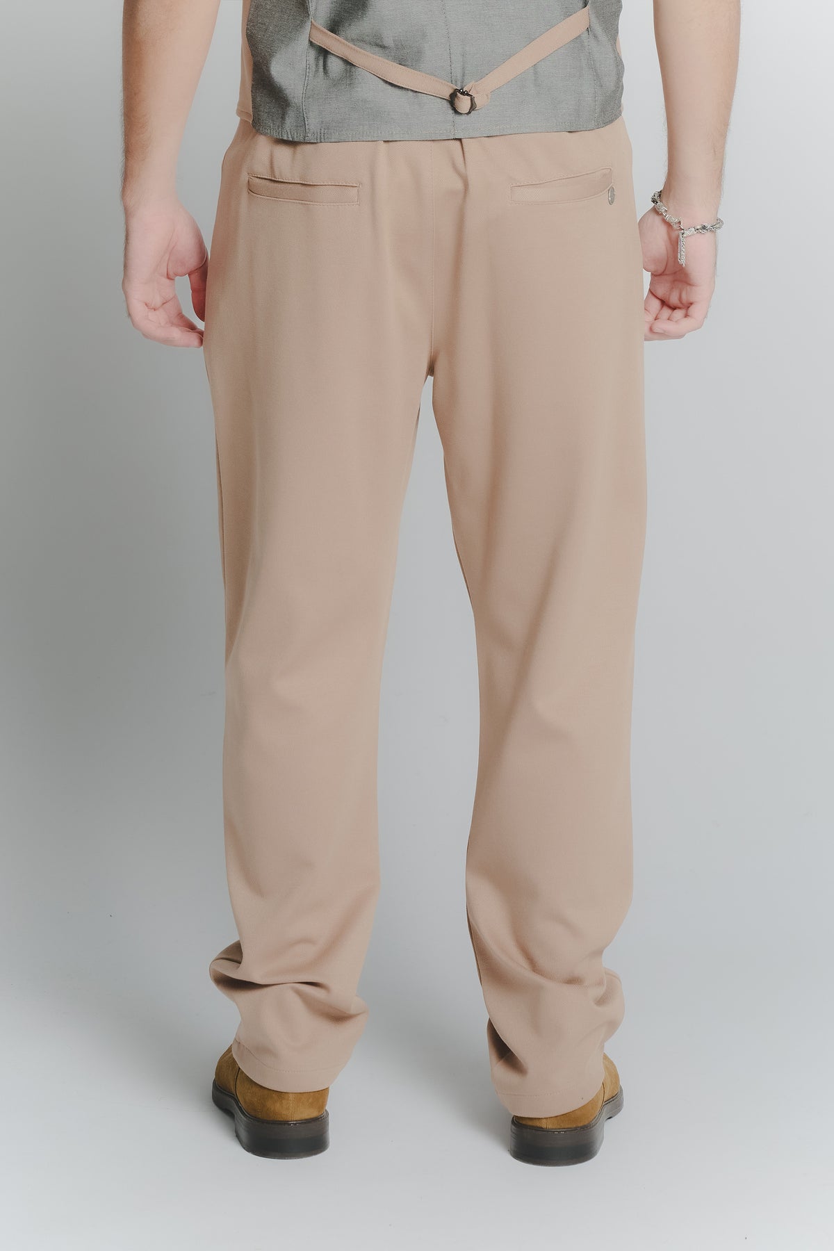 Pantaloni Camel man Barone firenze - 2