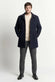 Men's Mixed Wool Double Breasted Coat uomo Barone firenze - 2