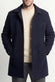 Men's Mixed Wool Double Breasted Coat uomo Barone firenze - 1