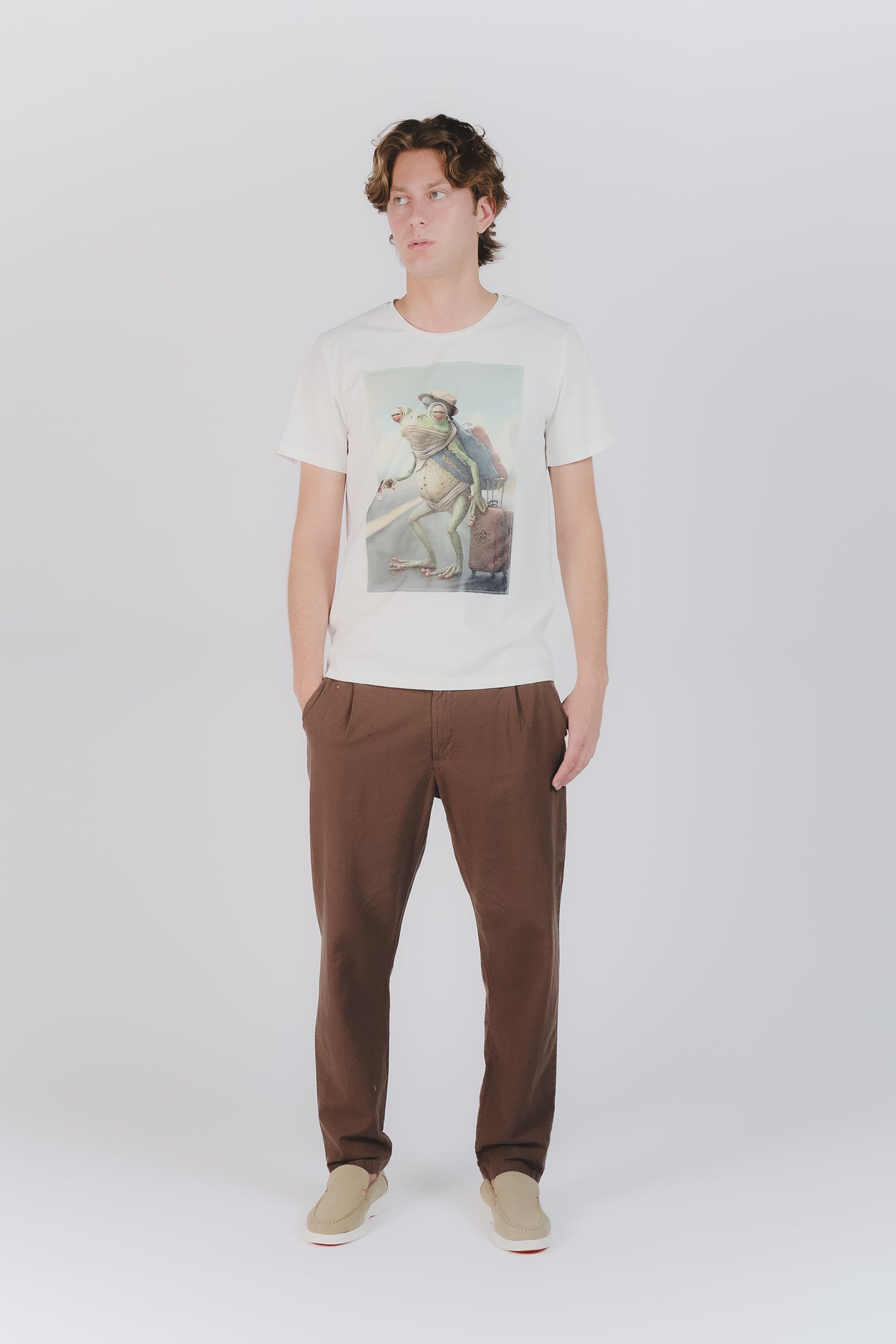 T-Shirt Uomo Stampa Rana man Barone firenze - 2