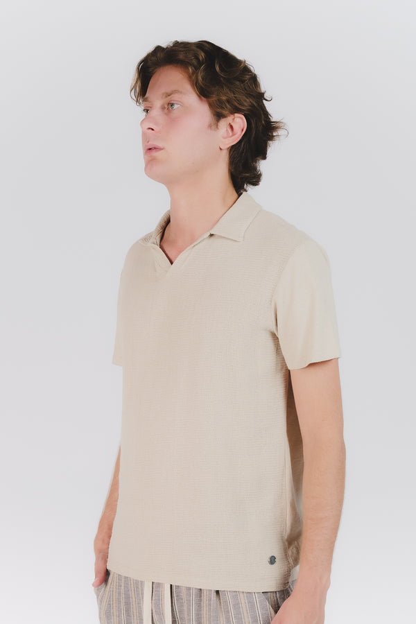 Polo Uomo Beige man Barone firenze