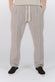 Pantaloni Misto Cotone e Lino a Righe Beige man Barone firenze - 1