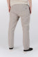 Pantaloni Misto Cotone e Lino a Righe Beige man Barone firenze - 3