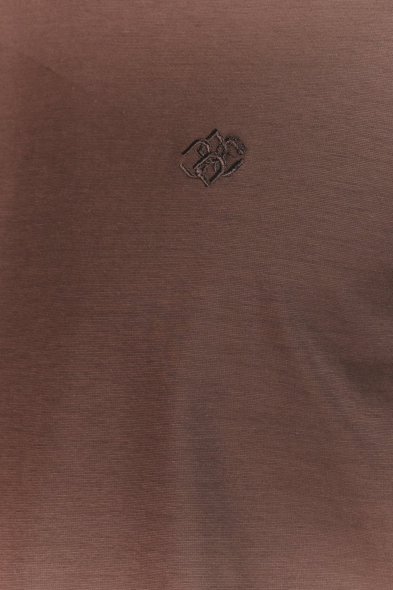 T-shirt Barone Ricamo Fronte Cioccolato man Barone firenze - 4