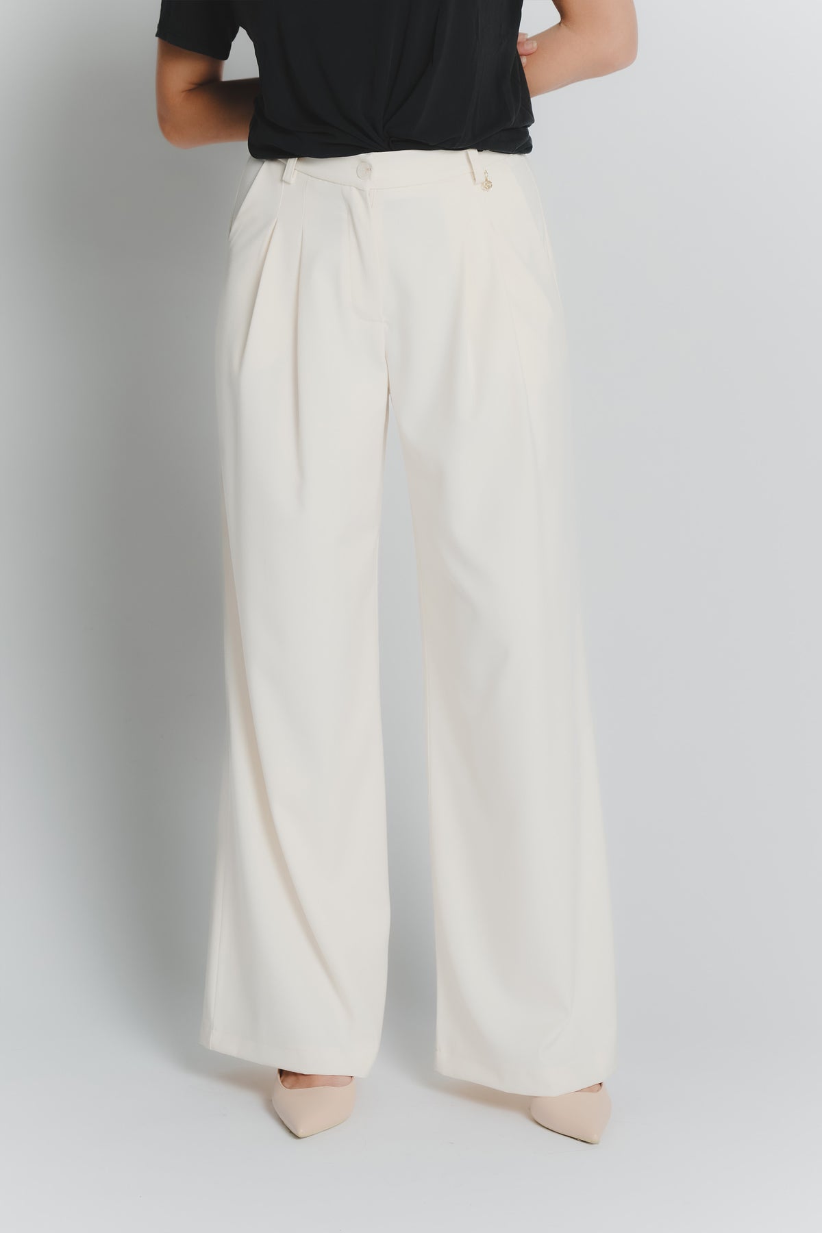 Pantalone Palazzo Panna Donna woman Barone firenze - 1