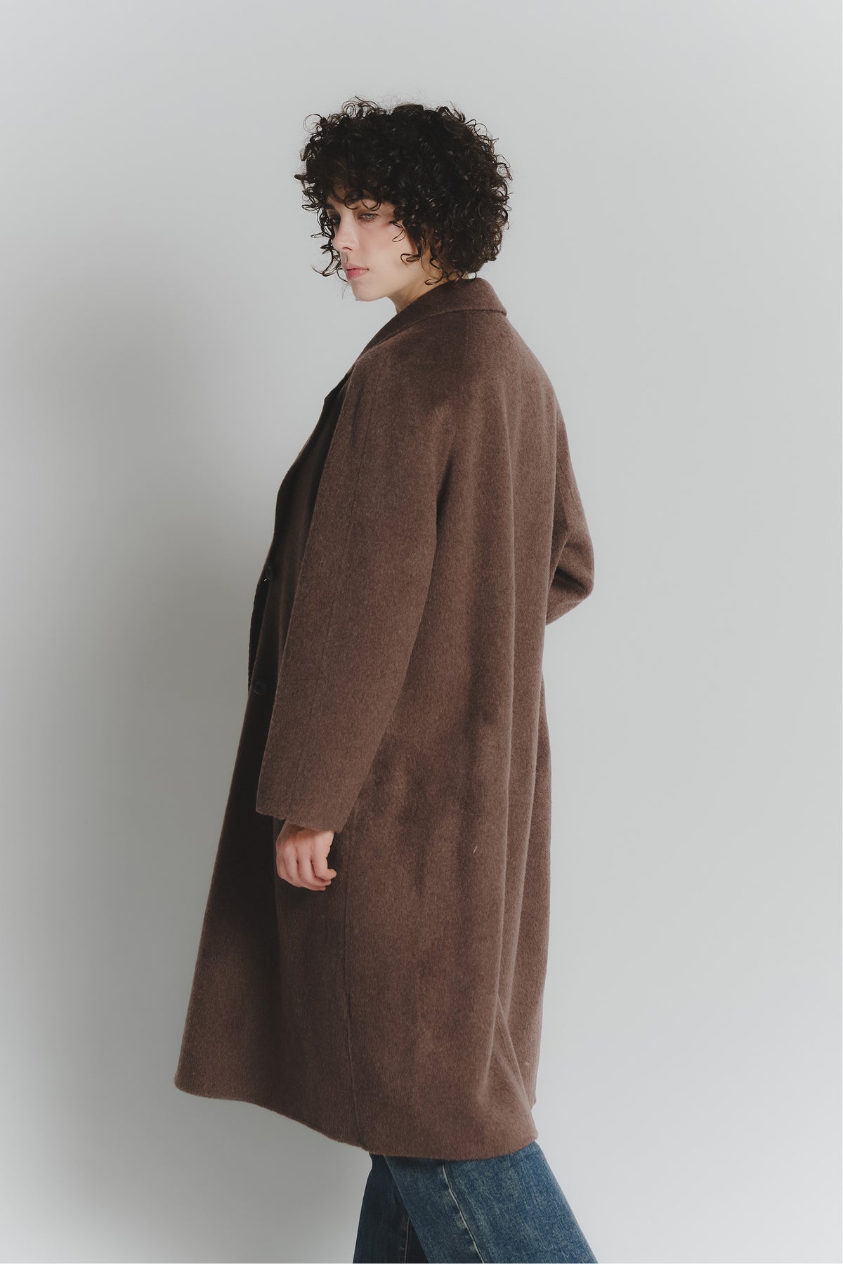 Cappotto Testa di Moro Doppio Petto Alpaca woman Barone firenze - 2