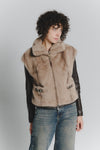 Gilet Melissa Nocciola woman Barone firenze - 1