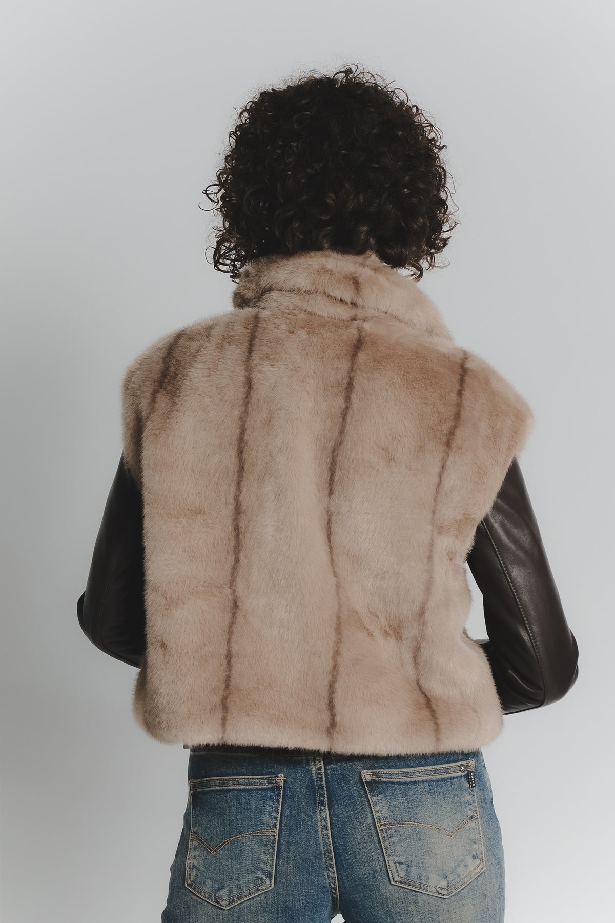 Gilet Melissa Nocciola woman Barone firenze - 5