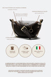 Bea Pouch Dark Brown woman Barone firenze - 6