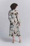 Chemisier Lungo Fiori Celeste woman Barone firenze - 2