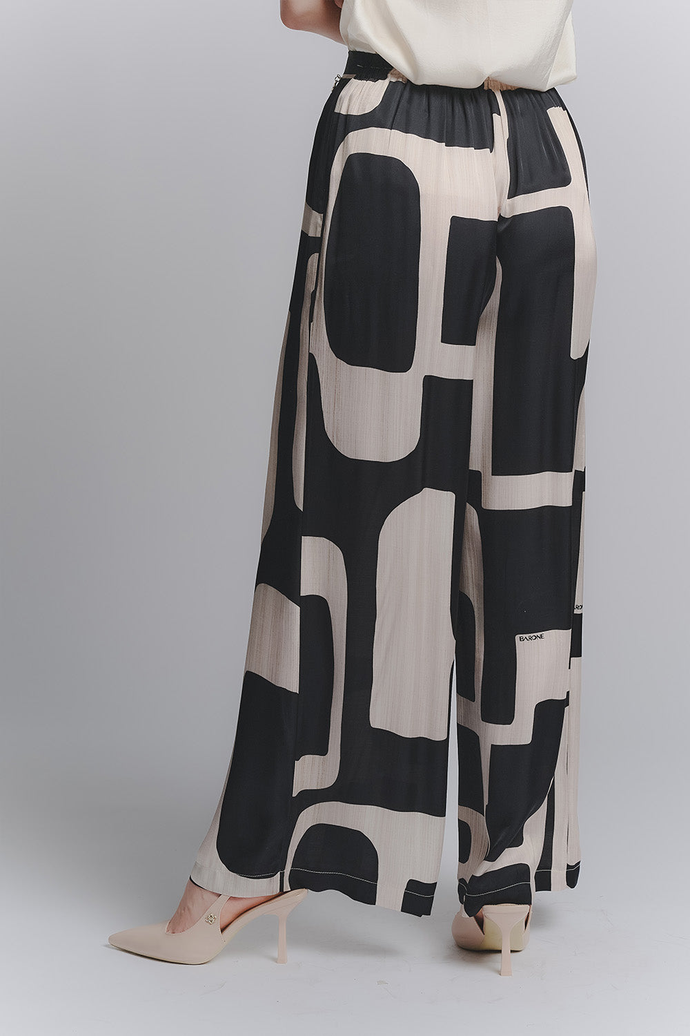 Palazzo trousers woman Barone firenze - 3