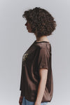 Buttons women's t-shirt woman Barone firenze - 2