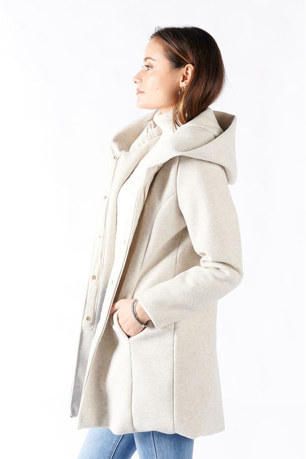 Women's Hooded Coat donna Barone firenze