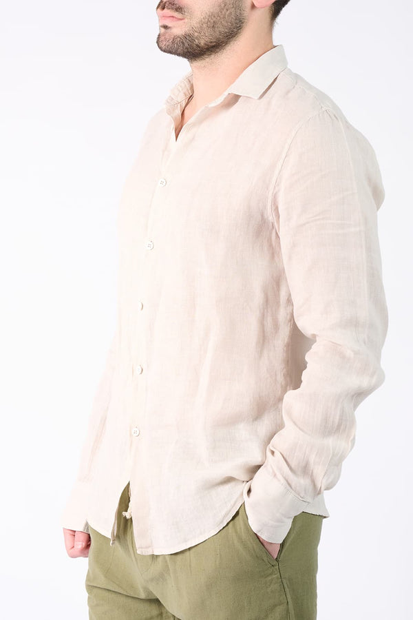 Men's Linen Shirt man Barone firenze