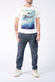 Men's T-Shirt Airplane Print man Barone firenze - 2