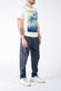 Men's T-Shirt Airplane Print man Barone firenze - 4
