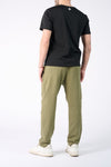 Linen Trousers with Elastic man Barone firenze - 4