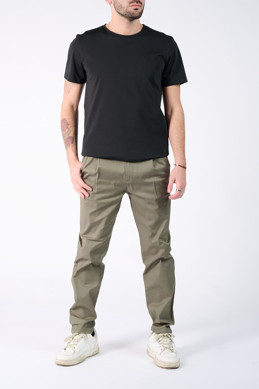 T-shirt Baron Embroidery Front man Barone firenze - 2