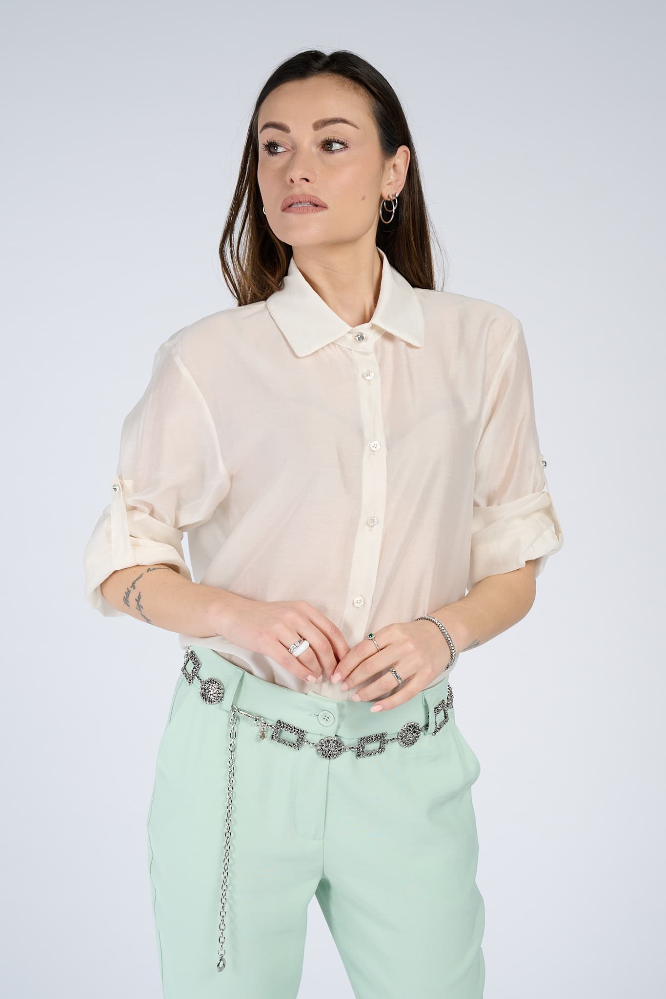 Classic Women's Shirt woman Barone firenze - 1