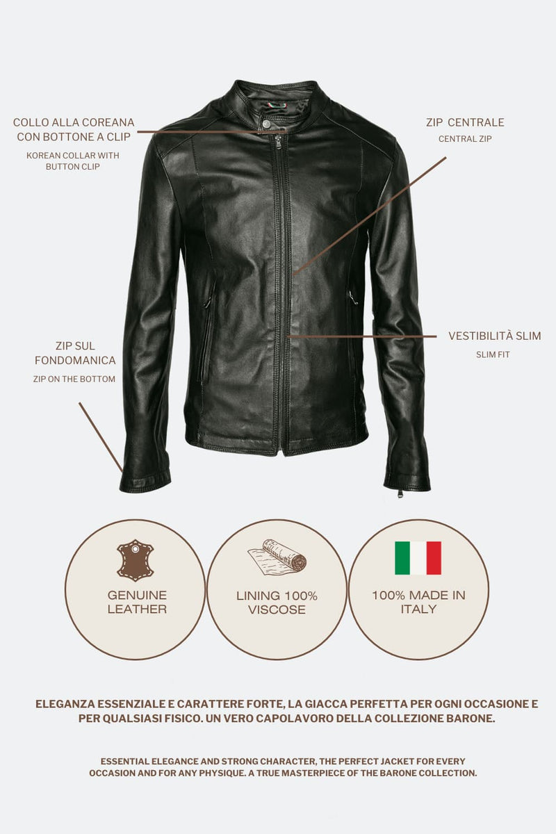 Massi Black Jacket man Barone firenze - 11