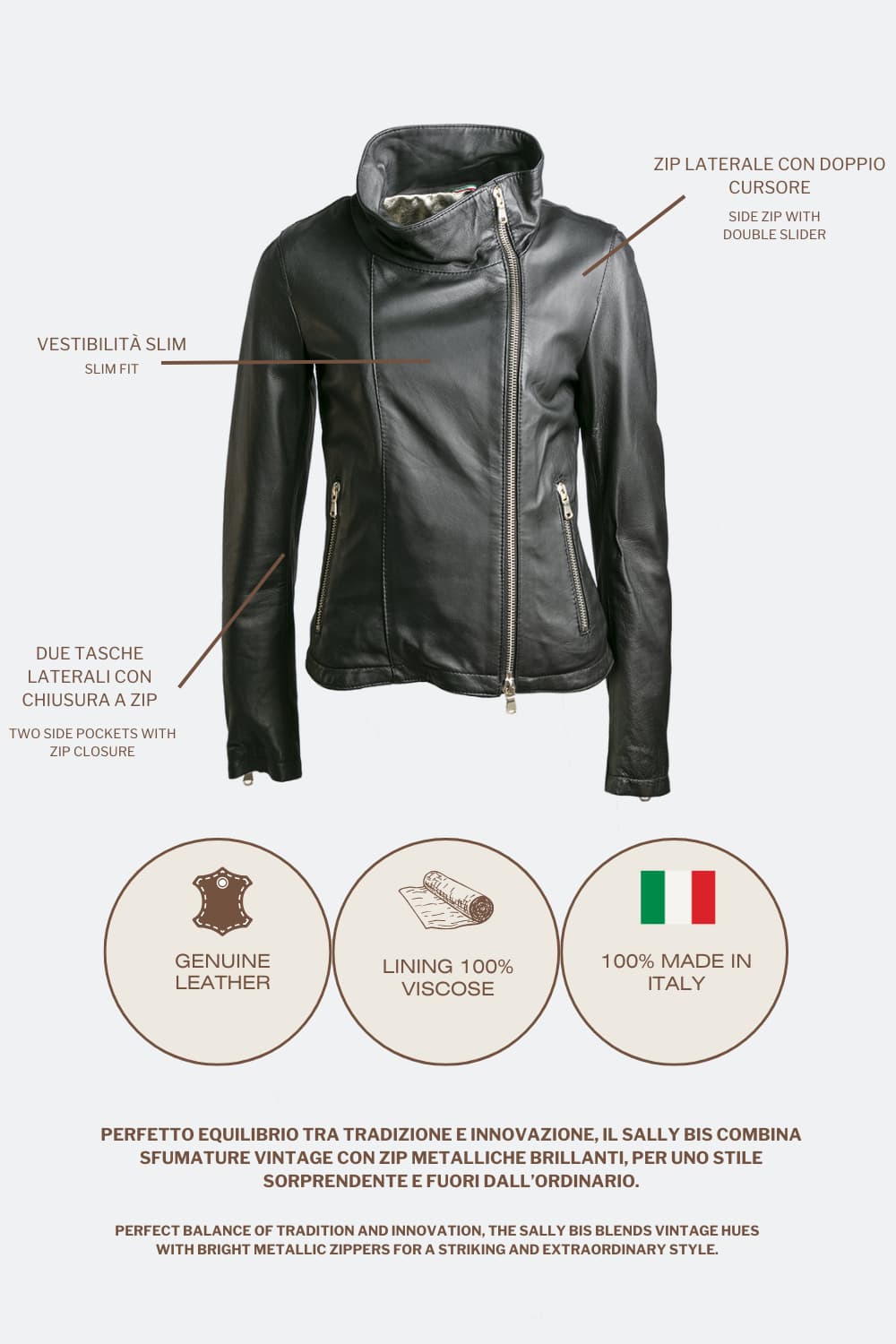 Sally Bis Neck Gold woman Barone firenze - 4