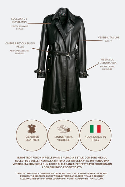 Trench Clous Noir