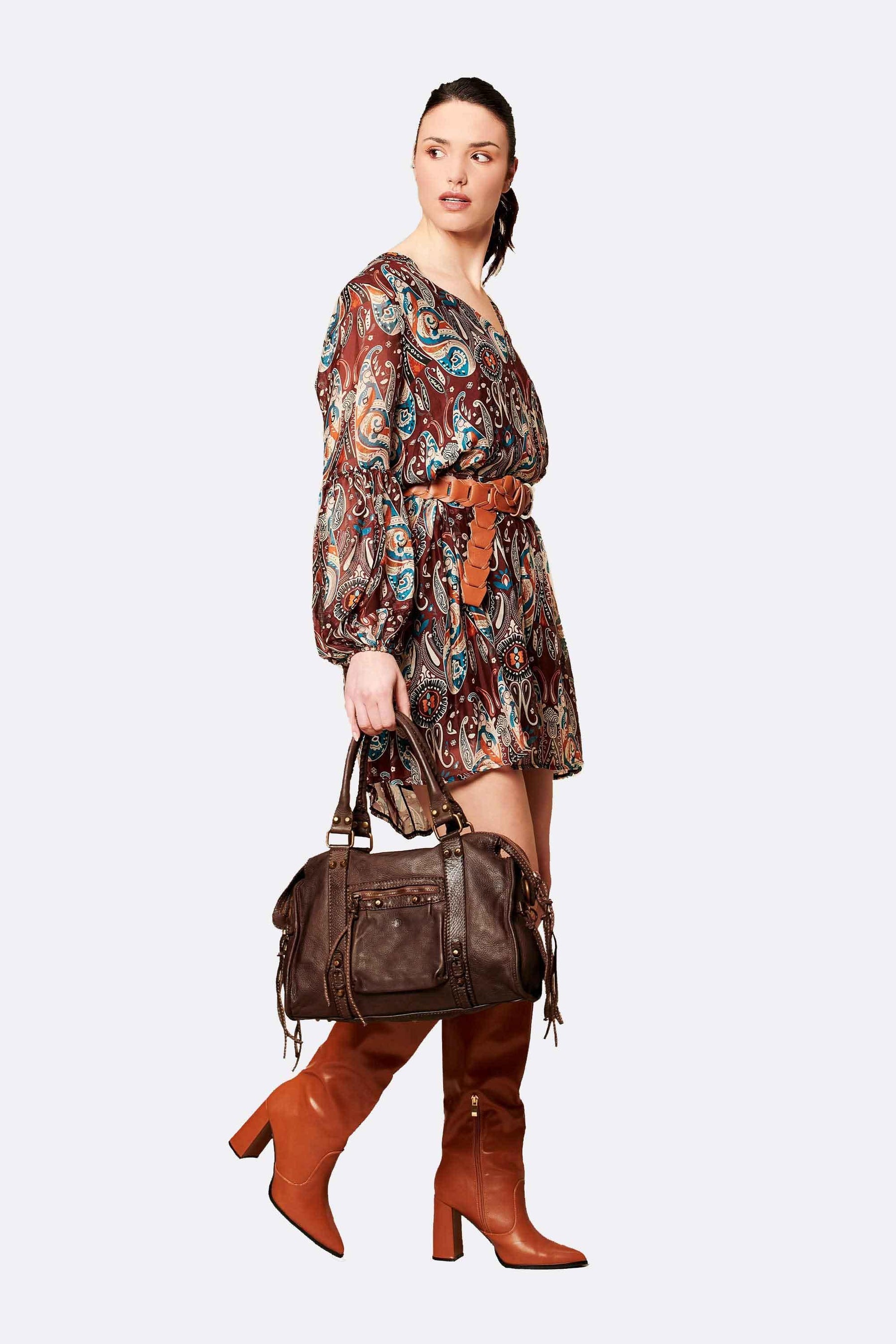 Verona Dark Brown woman Barone firenze - 2