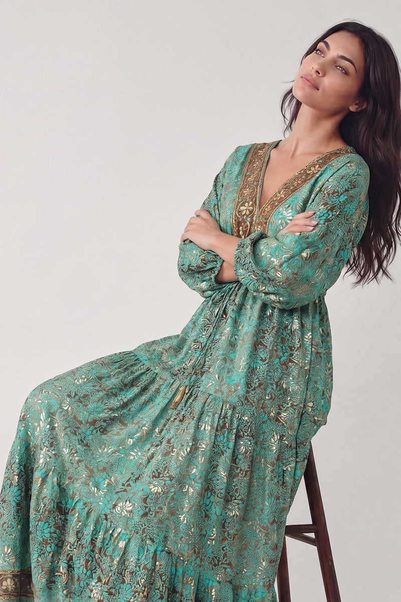 Long dress woman Barone firenze - 2