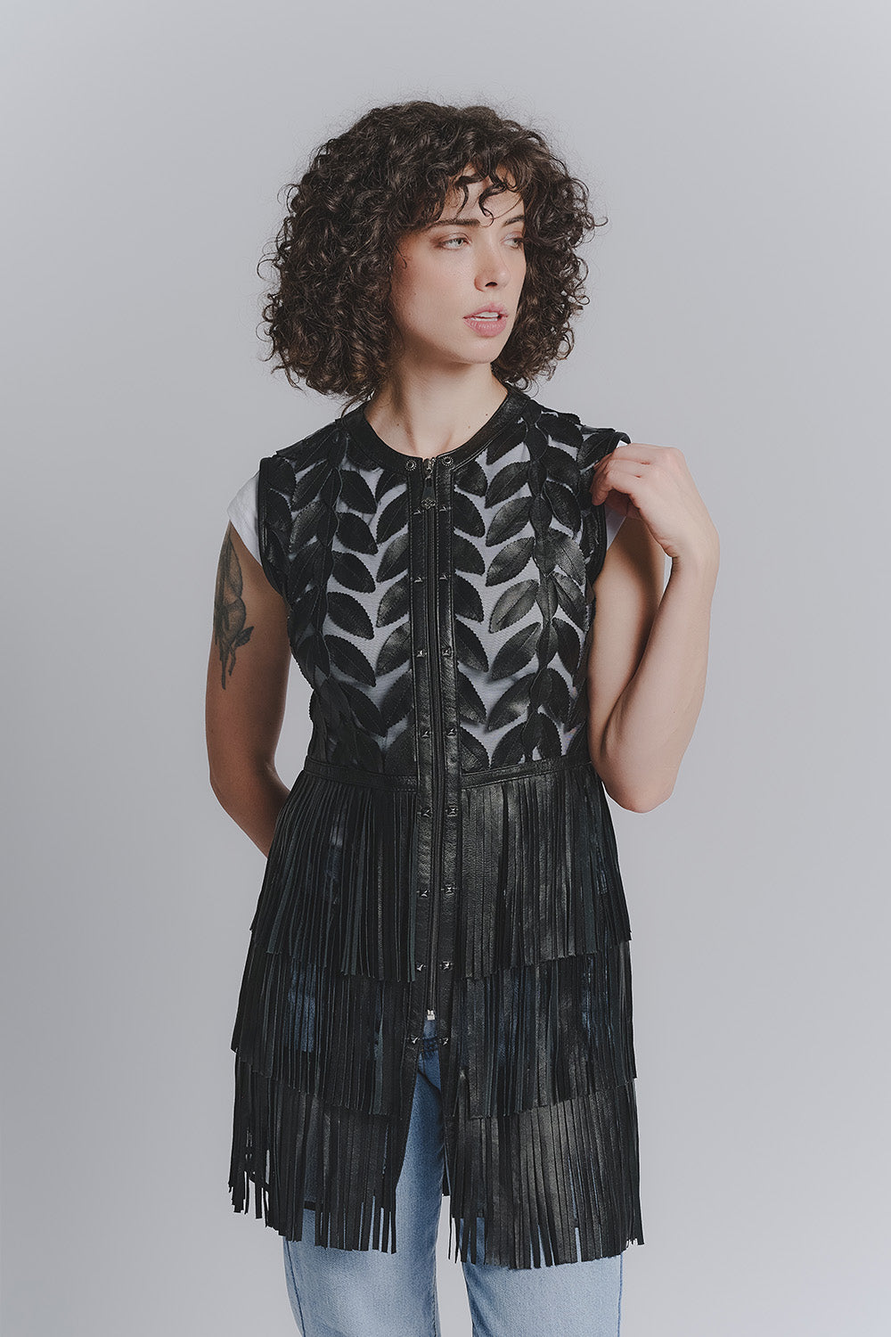 Gilet Afrodite woman Barone firenze - 2